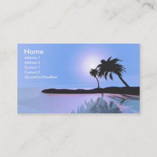 Island Blue Business Card