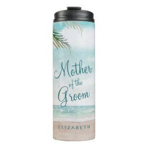 Island Breeze Painted Beach Mother of the Groom Thermal Tumbler