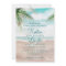 Island Breeze Painted Beach Scene Tropical Wedding