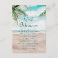 Island Breeze Tropical Beach Wedding Information