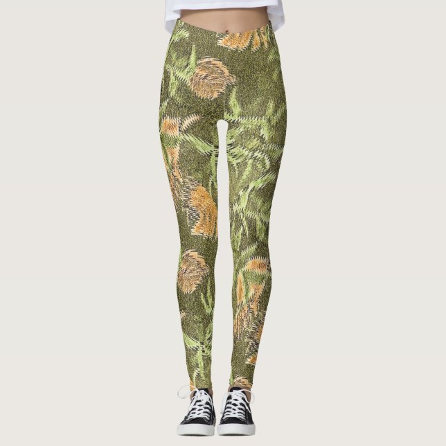 Island Brown Leggings (Front)