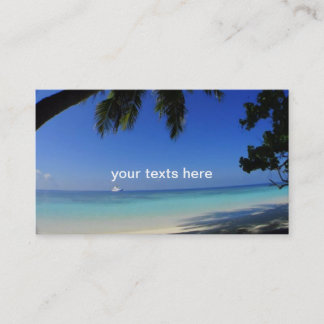 island business card