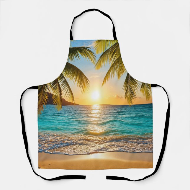 Island Chef Paradise  Apron (Front)
