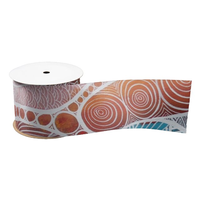 Island Corroboree Ribbon Satin Ribbon (Spool)