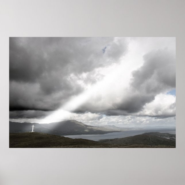 island cross canvas print (Front)