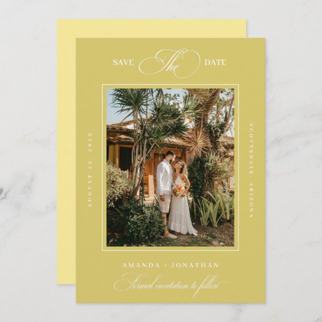 Island Destination Wedding Save The Date (Front/Back)