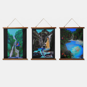 Island dreaming hanging tapestry