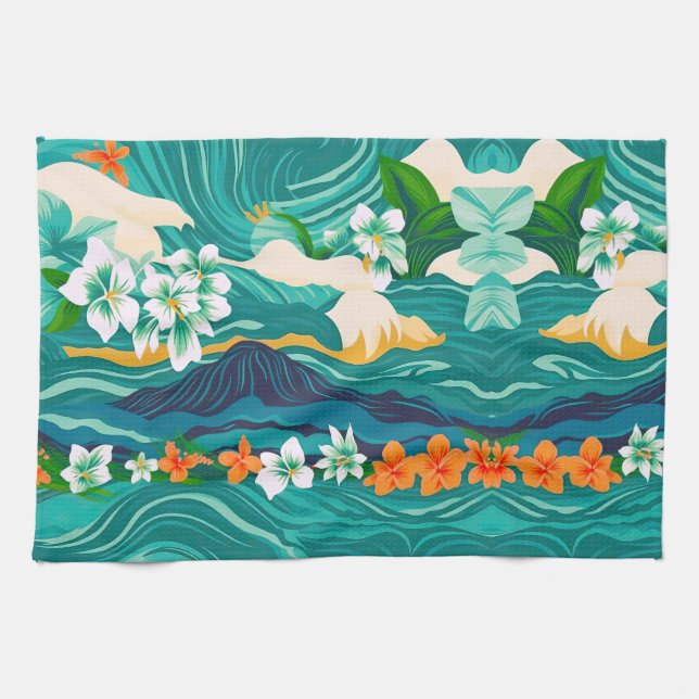 Island Dreams Tea Towel (Horizontal)