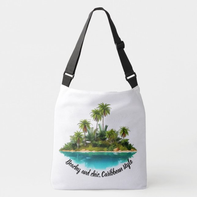 Island Dreams - The Caribbean Friends Collection Crossbody Bag (Front)