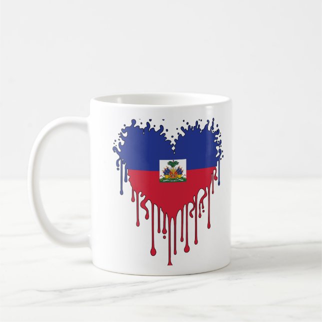 Island Drip – Haitian Pride  Coffee Mug (Left)