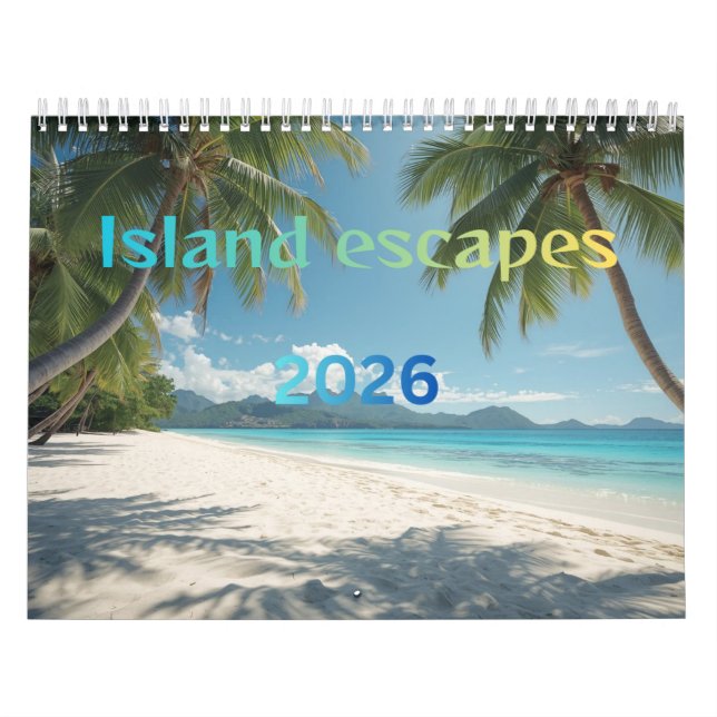 Island escapes 2026 calendar (Cover)