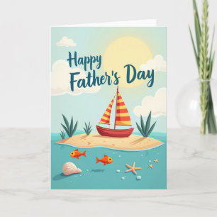 Island Fathers Day Sunshine Card