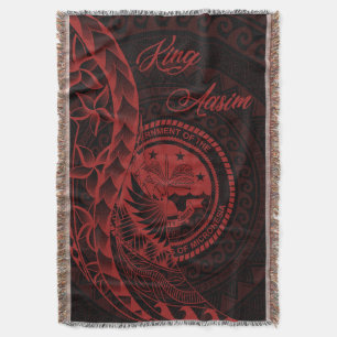 Island Federated States of Micronesia Throw Blanket