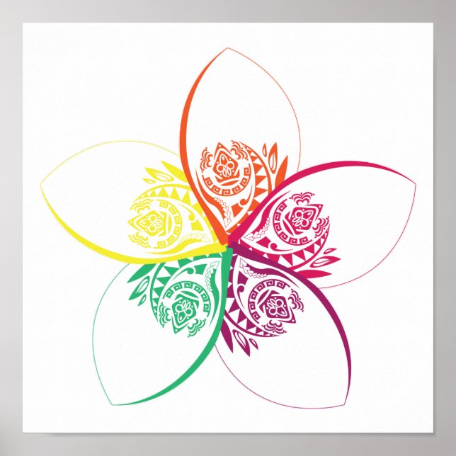 island flower poster (Front)