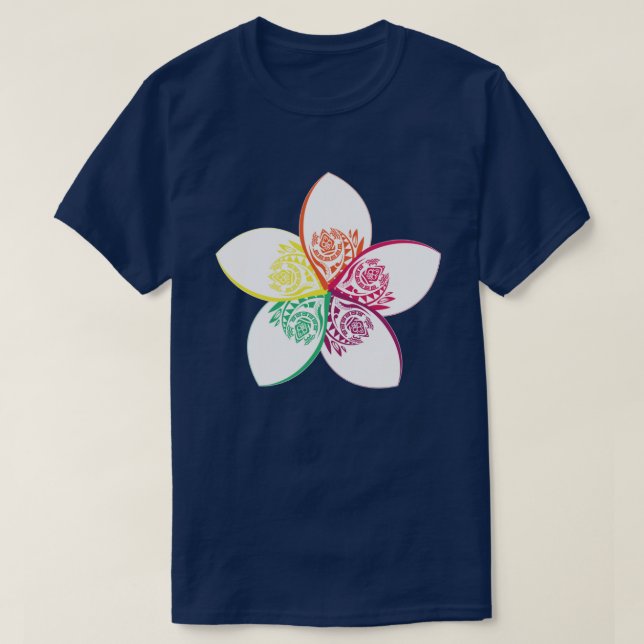 island flower T-Shirt (Design Front)