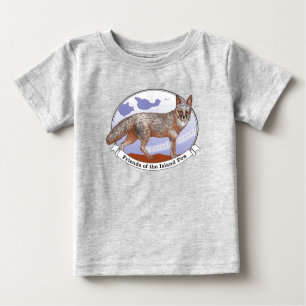 Island Fox Logo Grey Baby T-Shirt