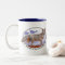 Island Fox Logo Mug Blue Interior 11 oz