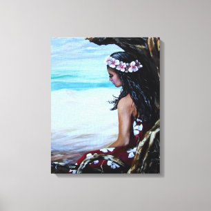 Island Girl Canvas Print