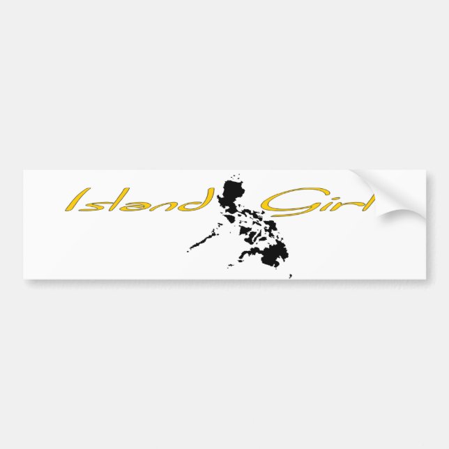 Island Girl - Philippines Bumper Sticker (Front)