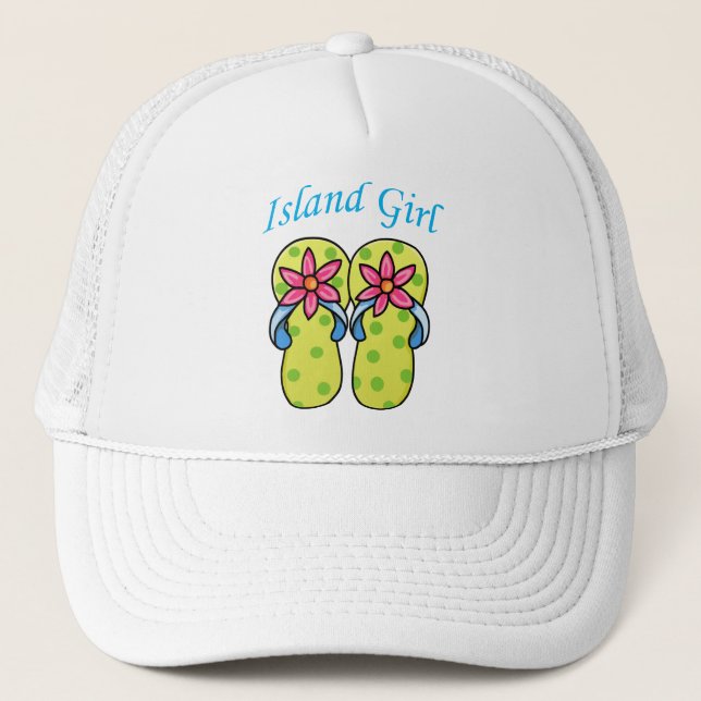 Island Girl Trucker Hat (Front)