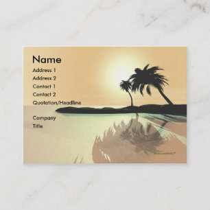Island Gold Business Card