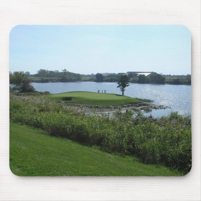Island Golf Hole Mouse Pad (Front)