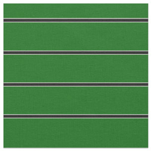 Island green/black/white pin stripe design/pattern fabric
