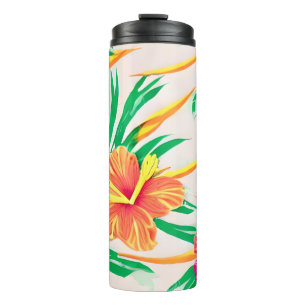 Island Hibiscus Thermal Tumbler