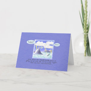 Island Hitchhiker "HELP!" Friendship Card