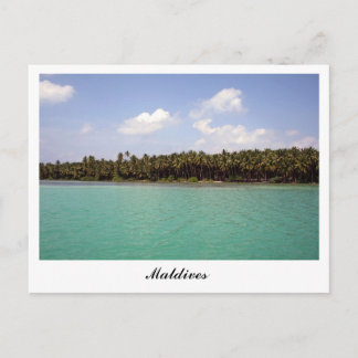 Island in Maldives Postcard