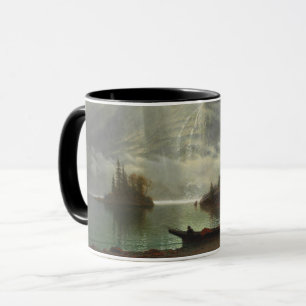 Island in the Lake (oil on canvas) Mug