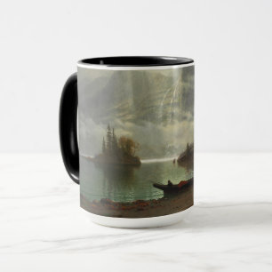 Island in the Lake (oil on canvas) Mug