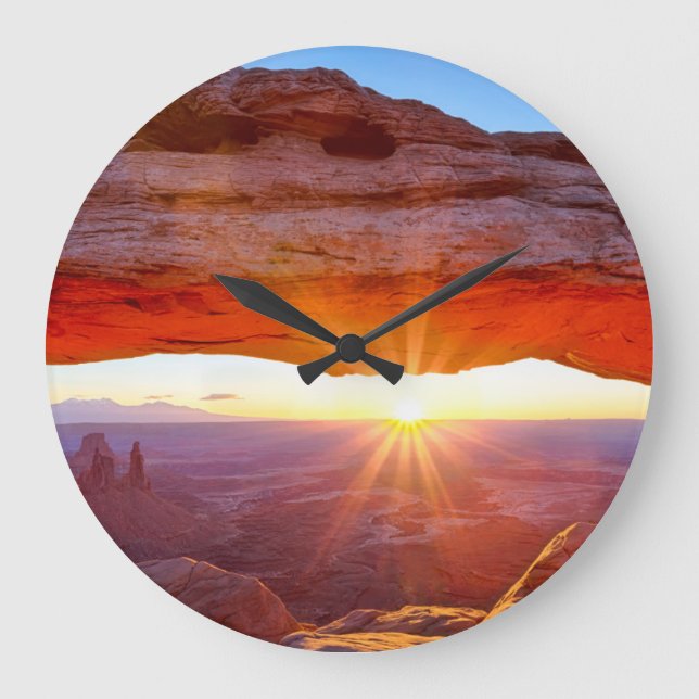 Island in the Sky Large Clock (Front)