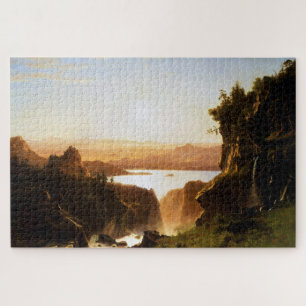 Island Lake, Wind River Range, Wyoming, Bierstadt Jigsaw Puzzle