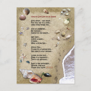 Island Life Postcard