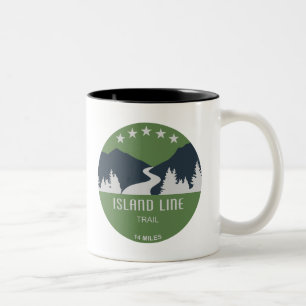 Island Line Trail Two-Tone Coffee Mug