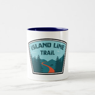 Island Line Trail Two-Tone Coffee Mug