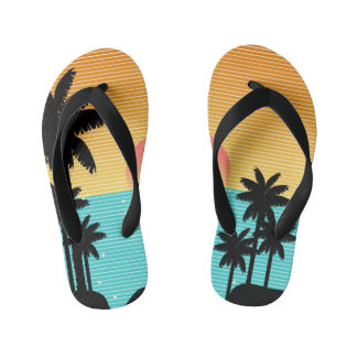 Island living kid's thongs