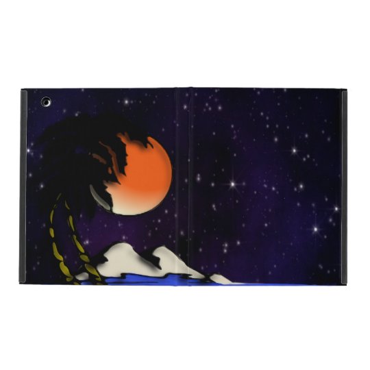 Island Night Design iPad Folio Case