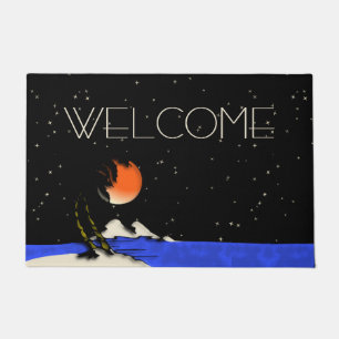 Island Night Design Welcome Doormat