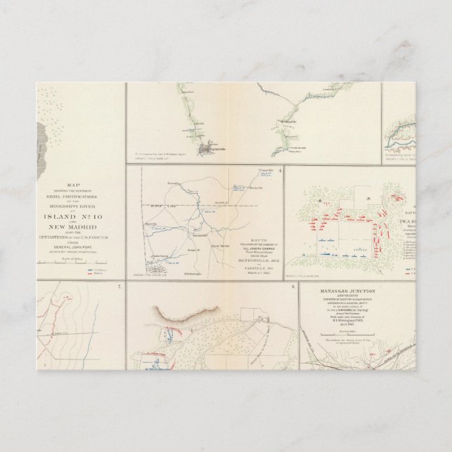 Island No 10, New Madrid Postcard (Front)