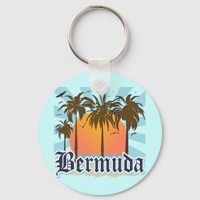 Island of Bermuda Souvenirs Key Ring (Front)