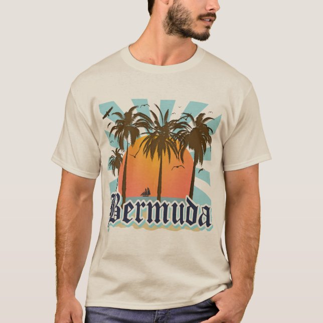 Island of Bermuda Souvenirs T-Shirt (Front)