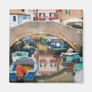 Island of Burano, Burano, Italy. Colourful Magnet