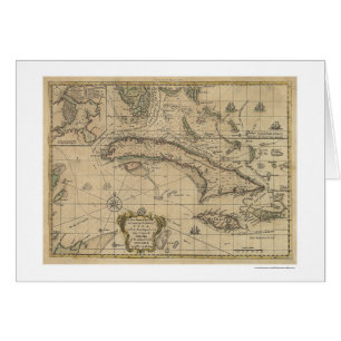 Island of Cuba Map - 1762