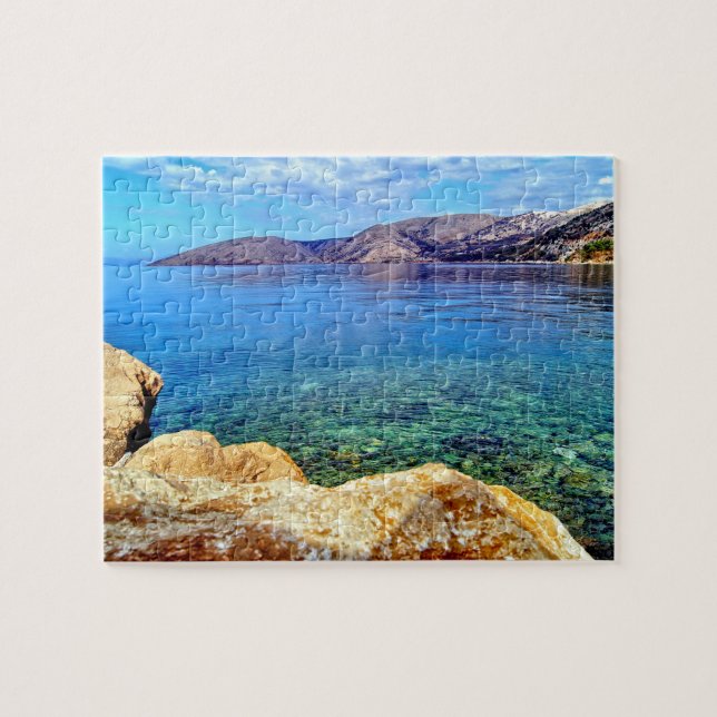 Island of Krk in Croatia Jigsaw Puzzle (Horizontal)