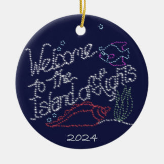 Island Of Lights Christmas Ornament