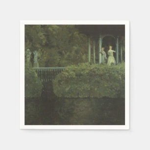 Island of Love (by Konstantin Somov) Napkin