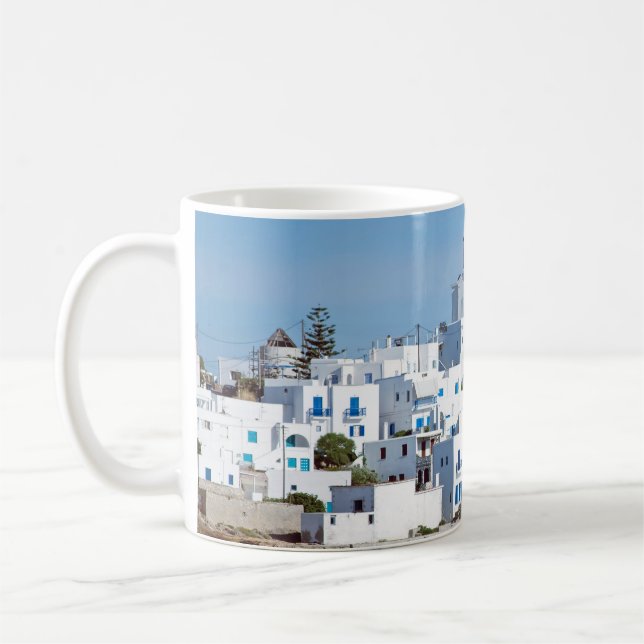 Island of paros with the village of naoussa coffee mug (Left)