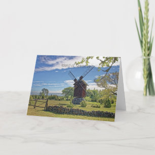 Island of Saaremaa, Estonia Card